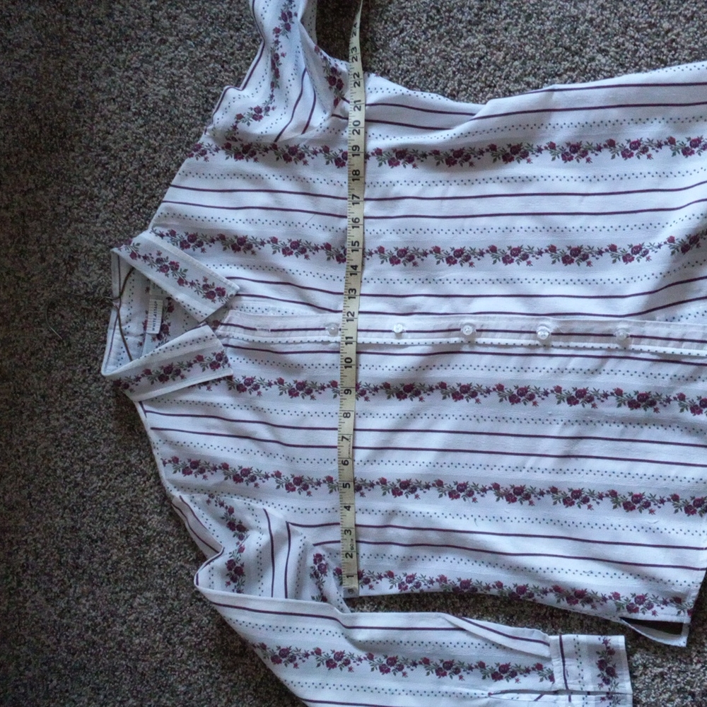 White Stag Floral Button Front Shirt